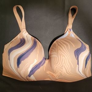 WingWoman Contour Bra: Marble Earth color, size 6
